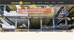 Desktop Screenshot of ferreteriaelingenio.com